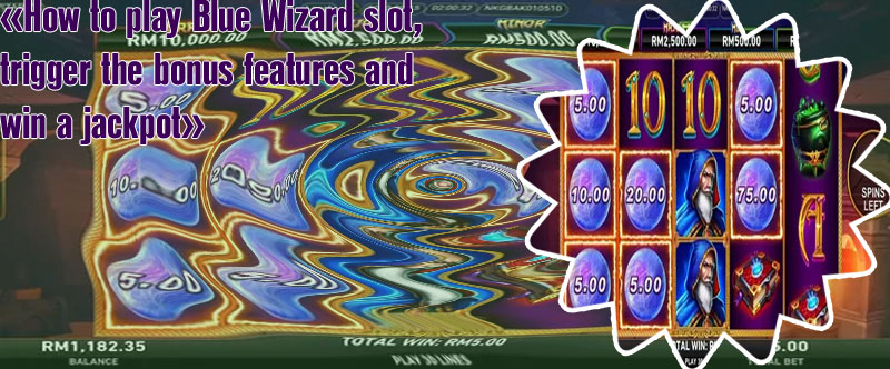 Blue wizard slot